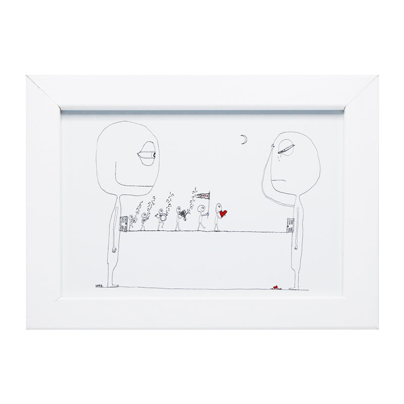 Fortunately Enough (Framed Print)