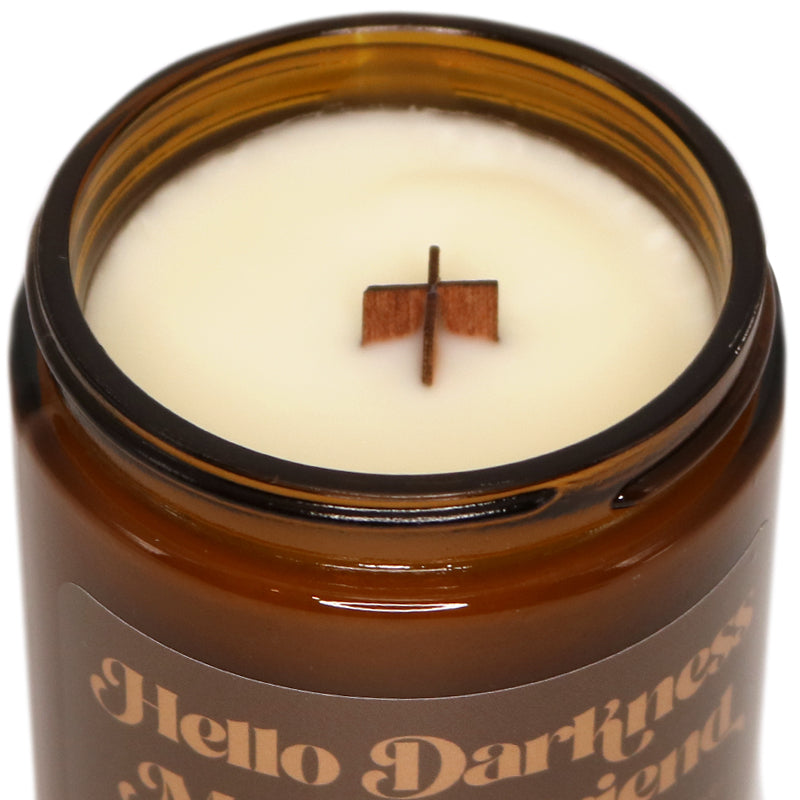 Hello Darkness My Old Friend Candle