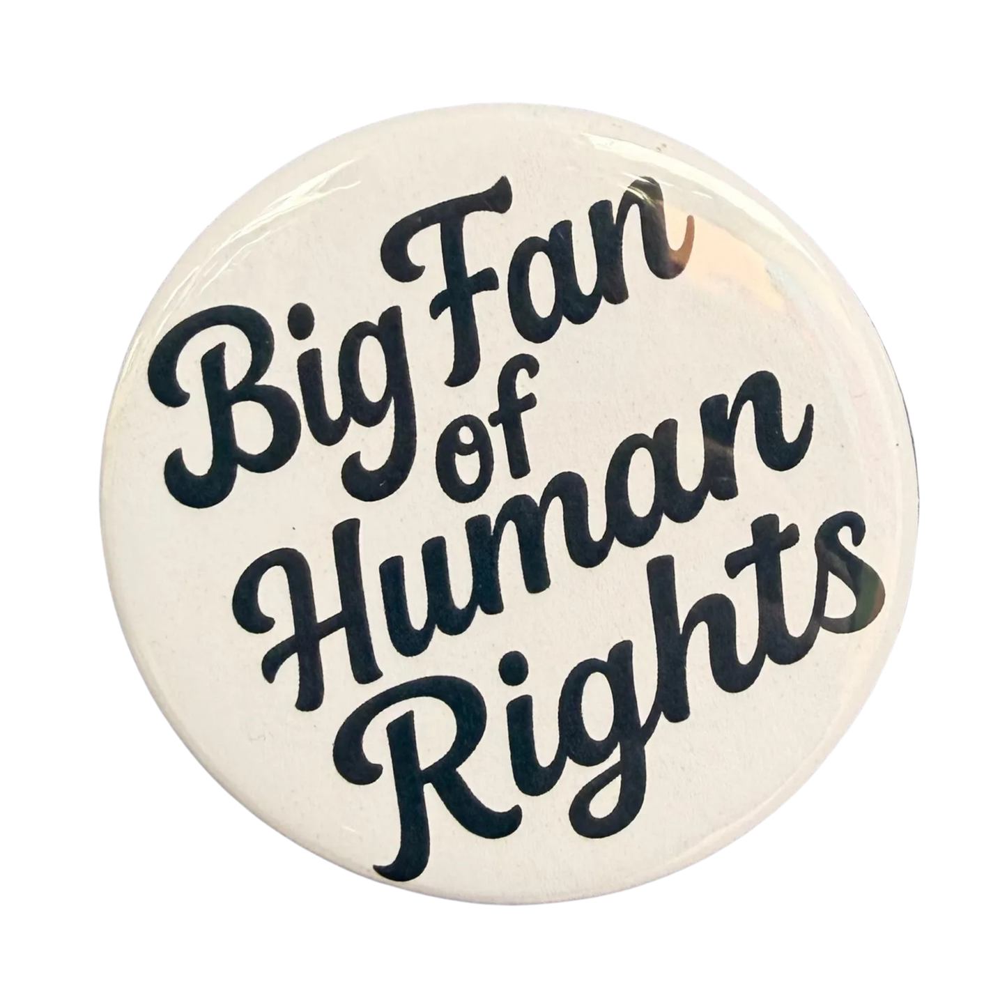 Big Fan of Human Rights Button