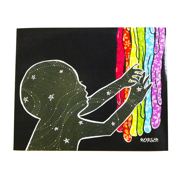 Rainbow Child Sticker