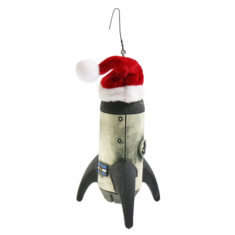Rocket Ornament, Black