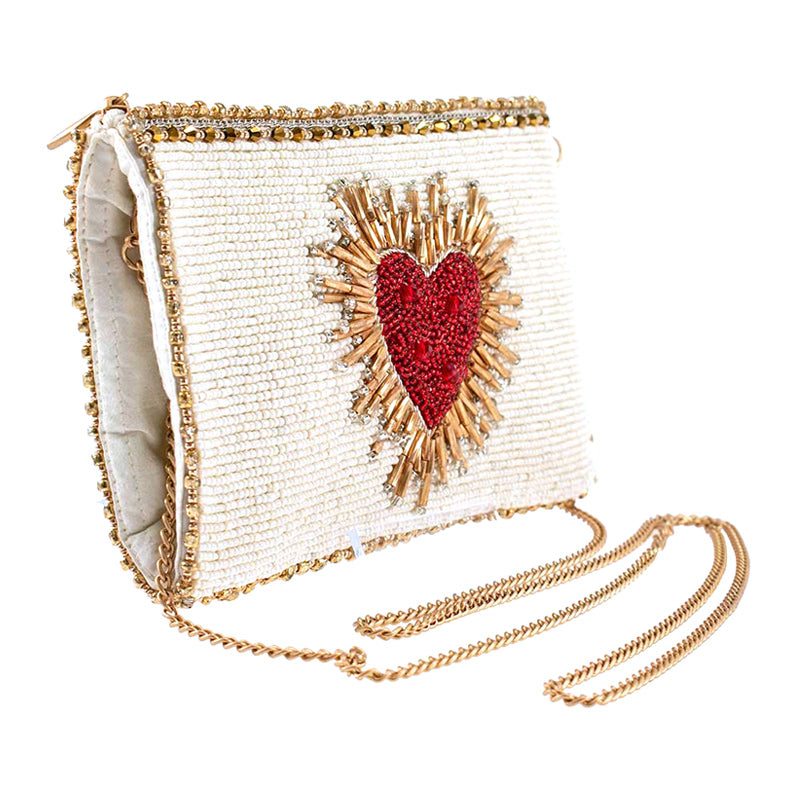 Heart Burst Crossbody Phone Bag