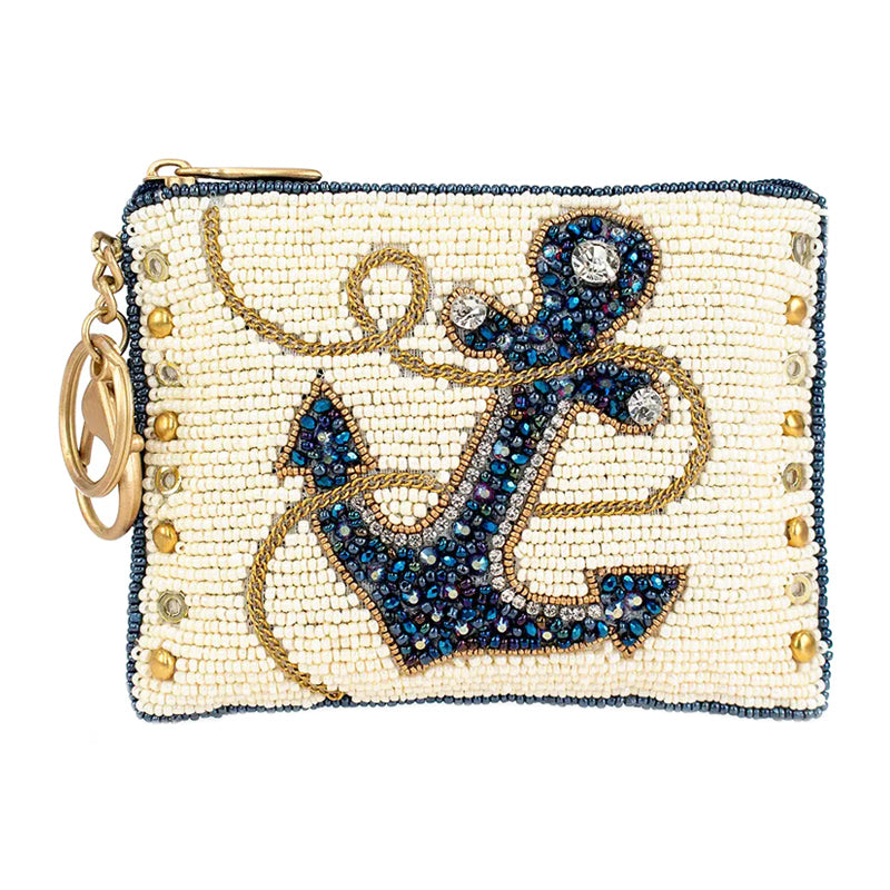 Hooked Up Beaded Sailor's Coin Purse