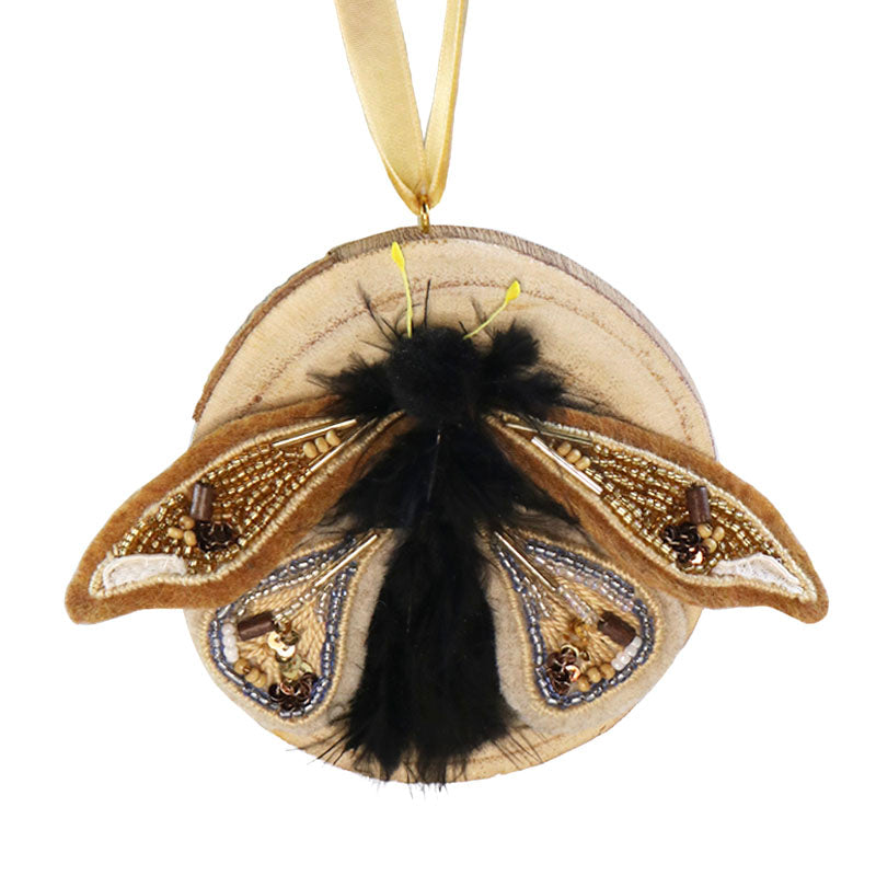 Moth Ornament, Brown