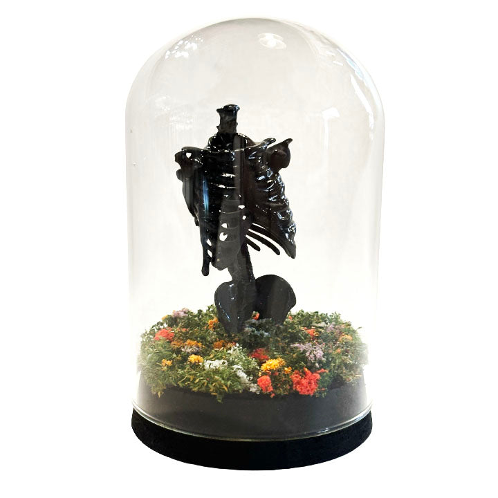Miniature Black Deflorate Sculpture
