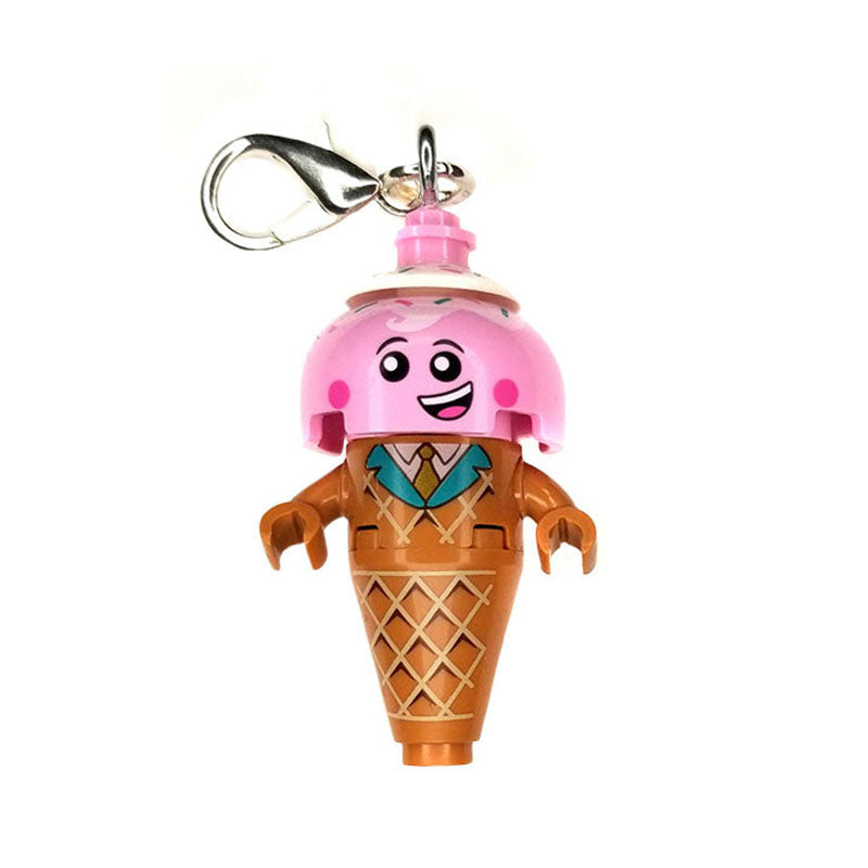 Ice Cream Cone Keychain