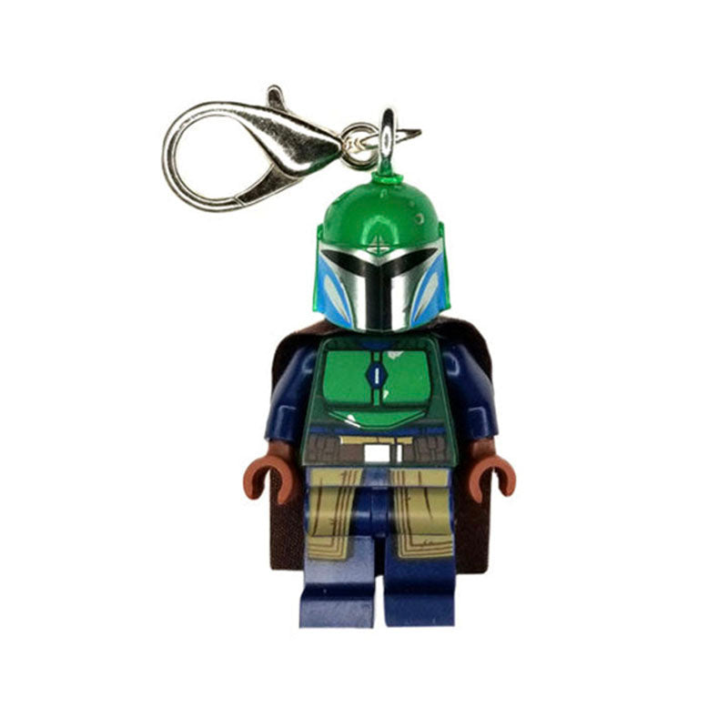 Mando Keychain, Green/Blue