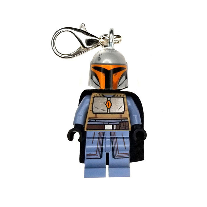 Mando Keychain, Orange/Blue