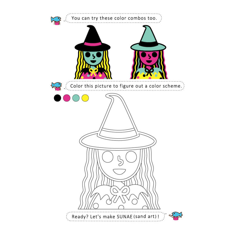 Zombie Witch SUNAE (Sand Art) DIY Kit