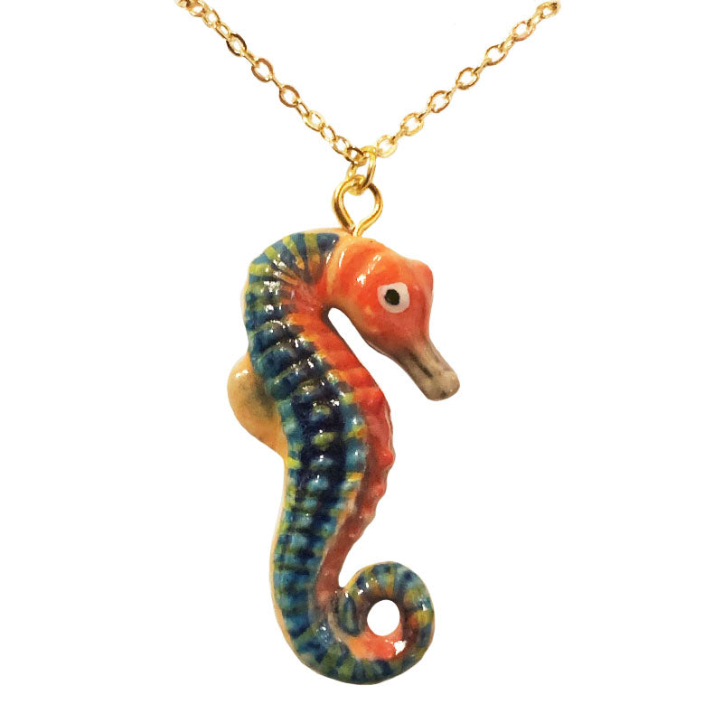 Tiny Seahorse Necklace
