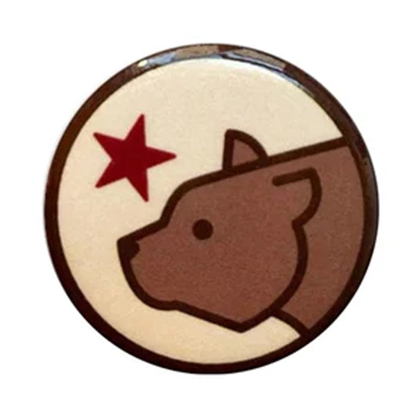 Cali Bear Button