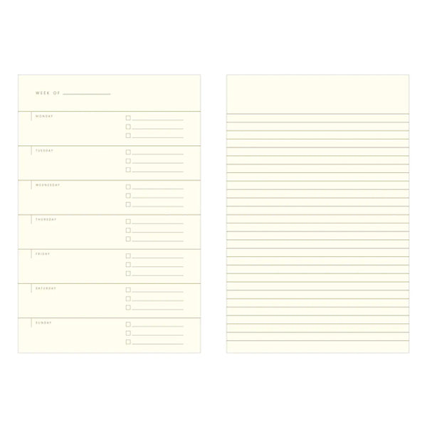 Plan - A Weekly Planner Notebook