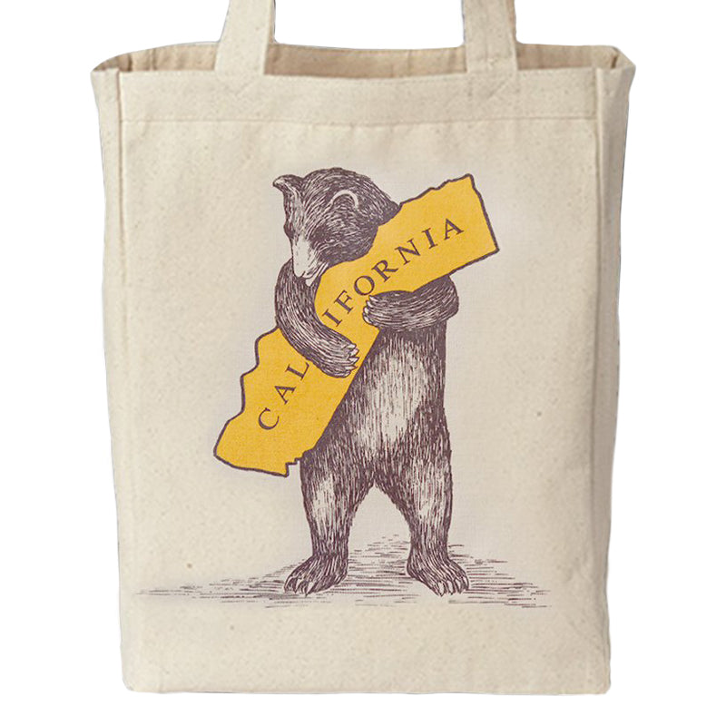 California Bear Hug Tote Bag
