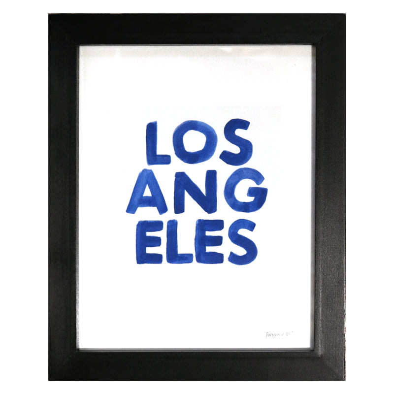 Blue Los Angeles Stacked