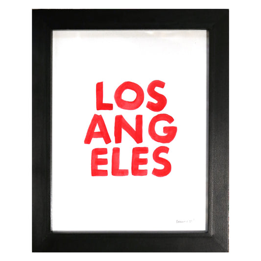 Red Los Angeles Stacked