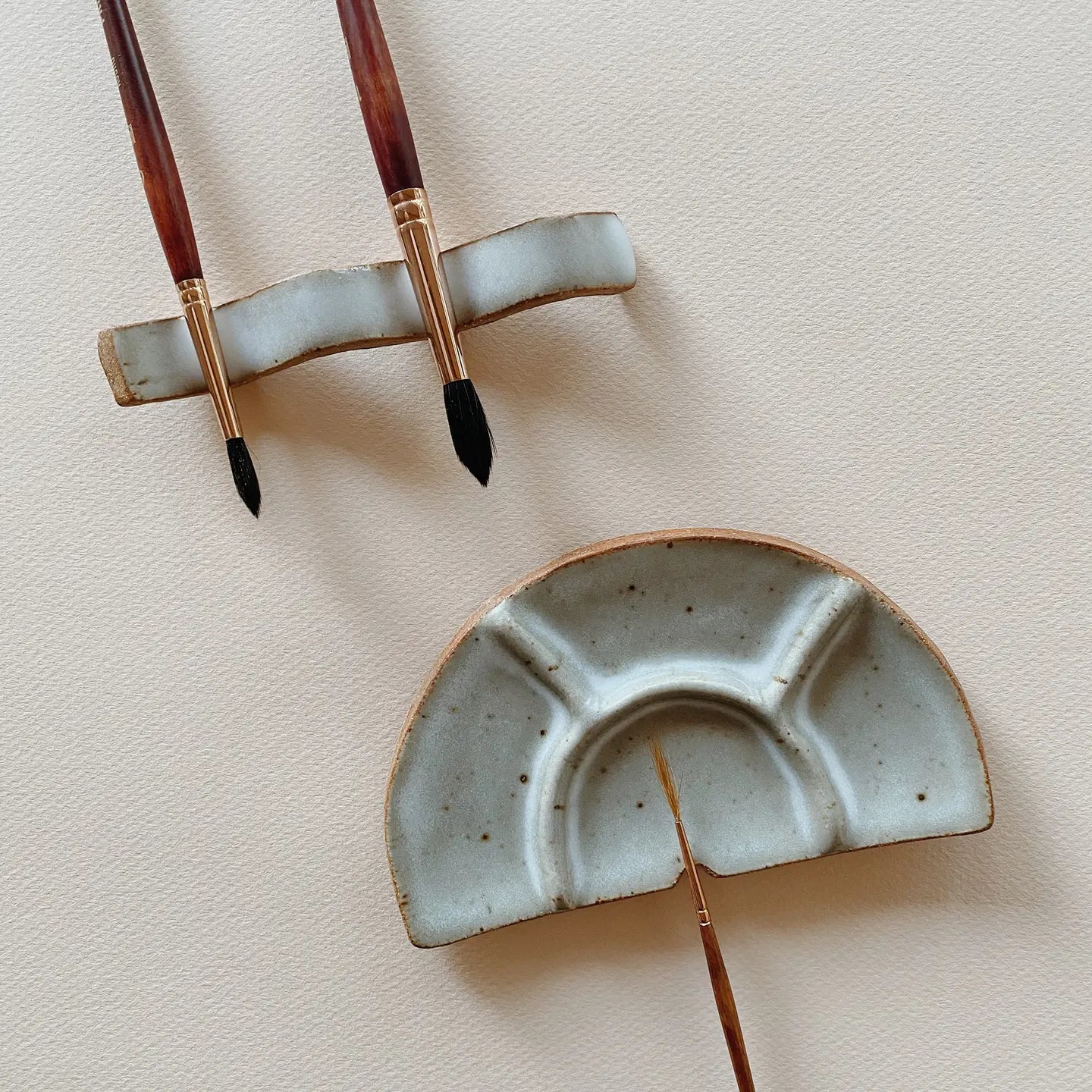 Mini Arch Ceramic Watercolor Palette