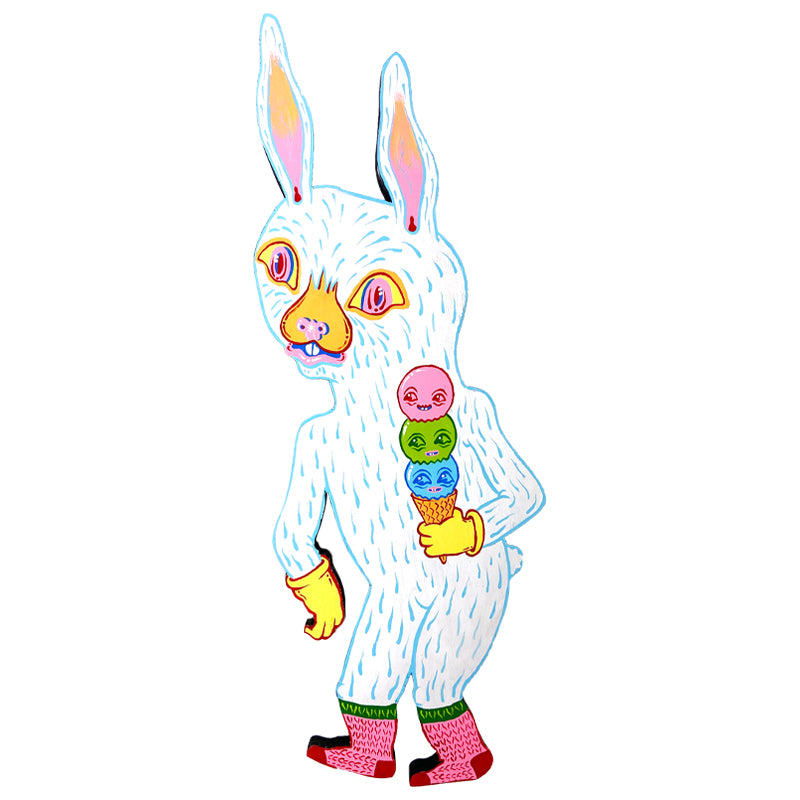 Bunny with Ice Cream