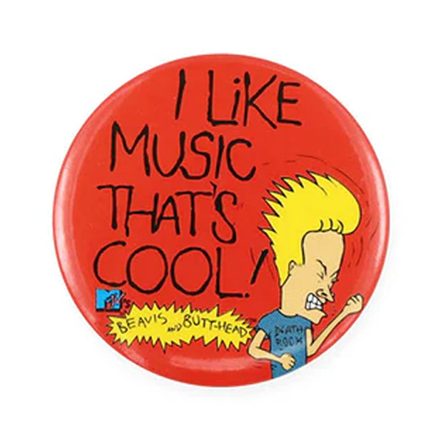 Cool Music Vintage Button