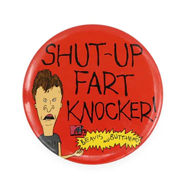 Fart Knocker Vintage Button