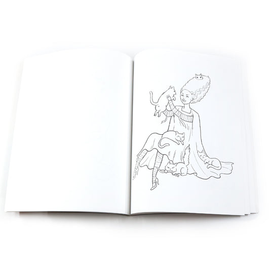 Horror Cats Coloring Book