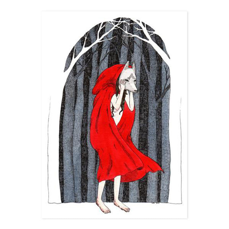 The Wolf's Mask Print