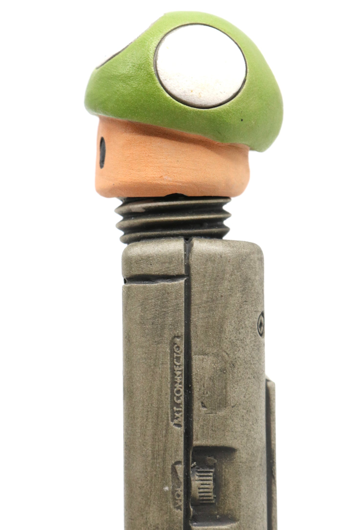 1 Up Clay Boy Flask