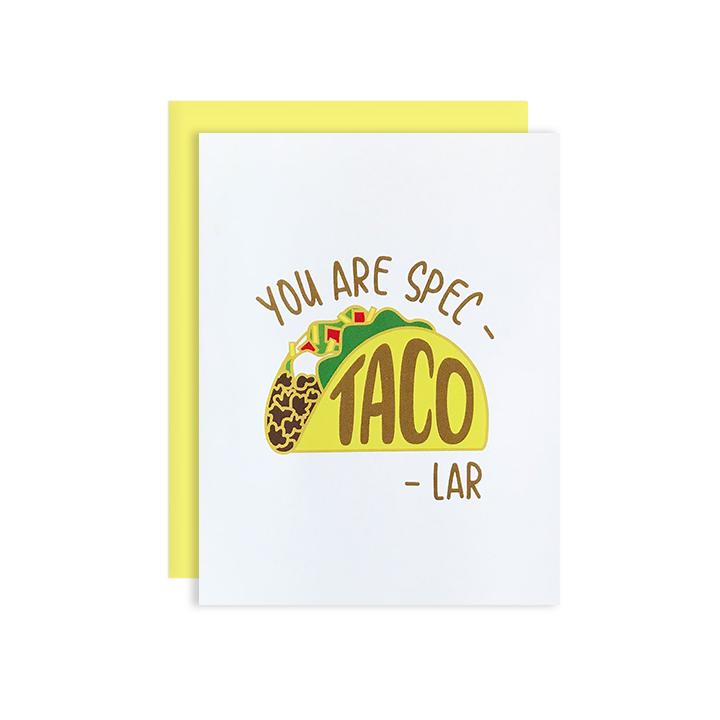 By Sleepy Mountain. This Spectacolar Card is blank on the inside. Please note that due to everyone’s monitor displaying differently, the colors you see may vary. Measures 4.25 x 5.5 inches.