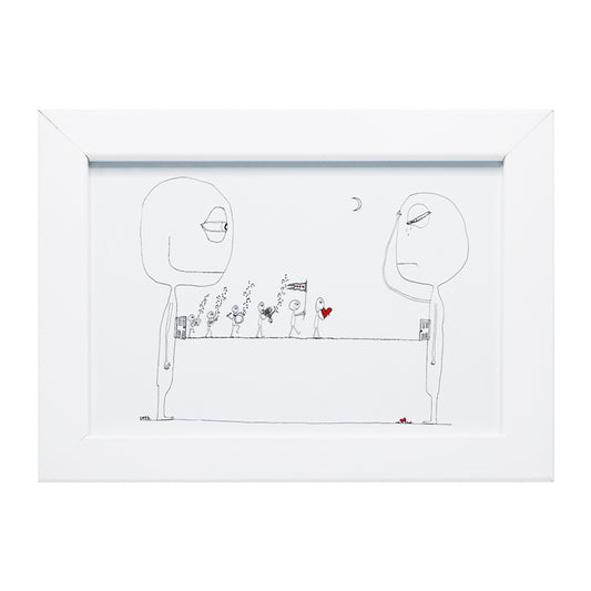 Fortunately Enough (Framed Print)