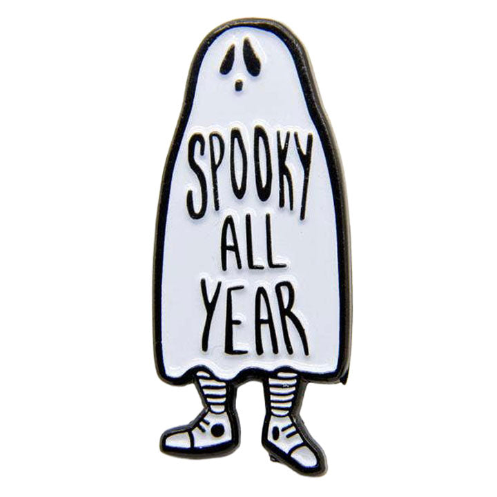 Spooky All Year Ghost Pin