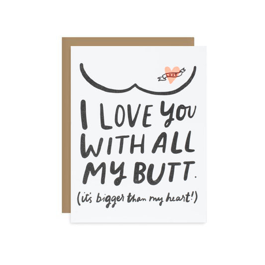 Big Butt Love Card