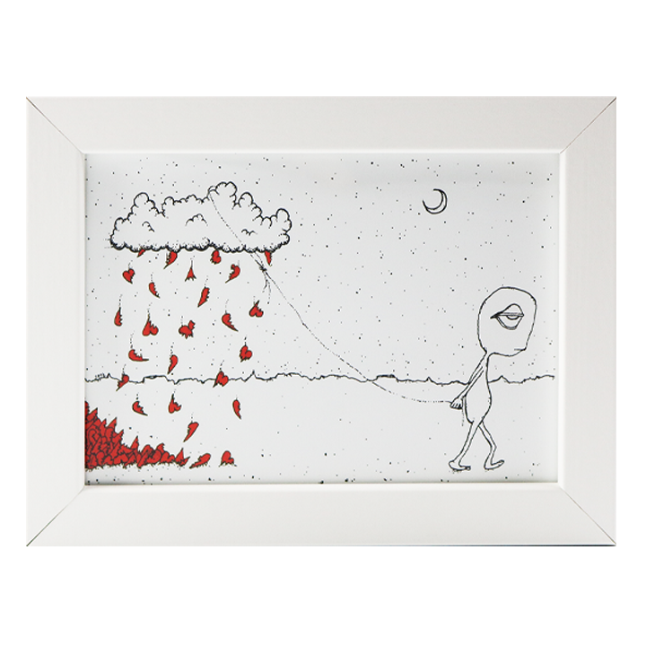 Evening Stroll (Framed Print)