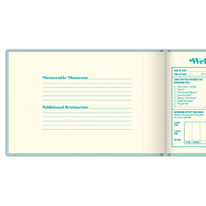 Bathroom Guest Book