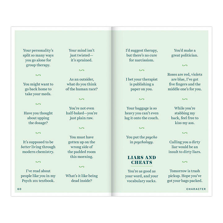 Insults and Comeback Lines for All Occasions