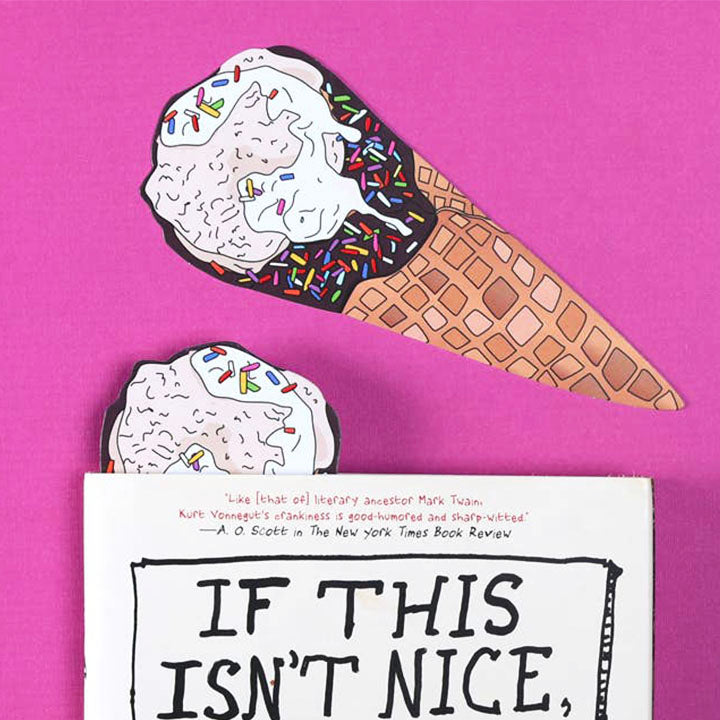 Ice Cream Cone Bookmark
