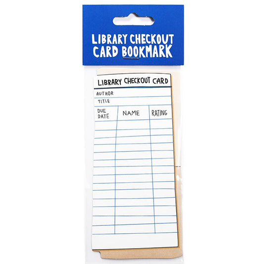 Library Card Bookmark