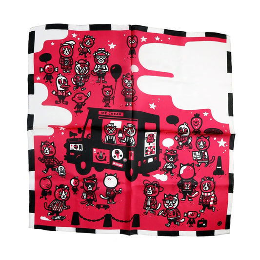 Cat Street Silk Scarf