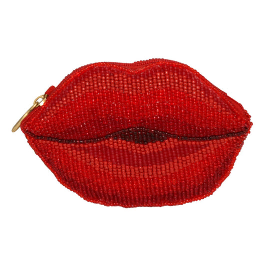 XOXO Beaded Coin Purse