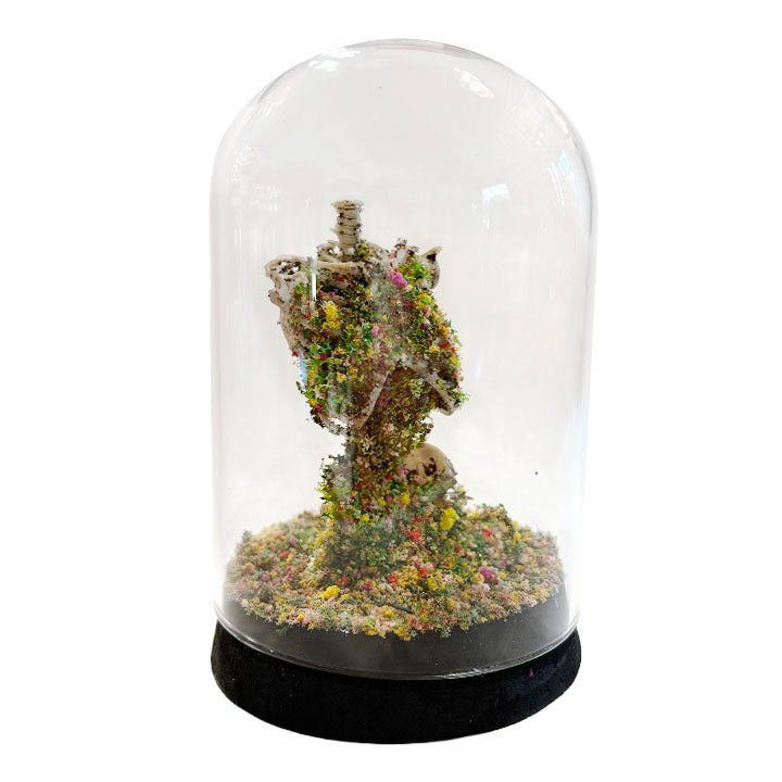 Miniature Floral Deflorate Sculpture
