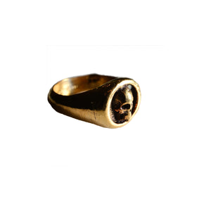Calavera Skull Signet Ring