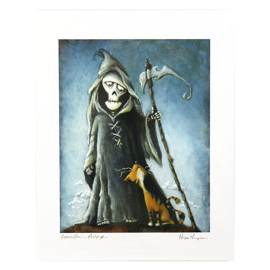 Grimalkin Reaper Print