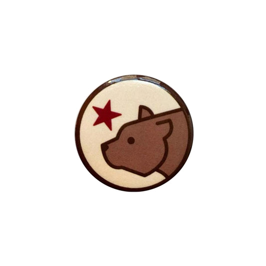 Cali Bear Button
