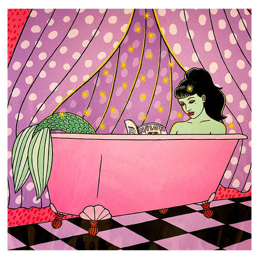 Mermaid Bath Print