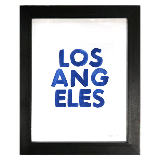 Blue Los Angeles Stacked