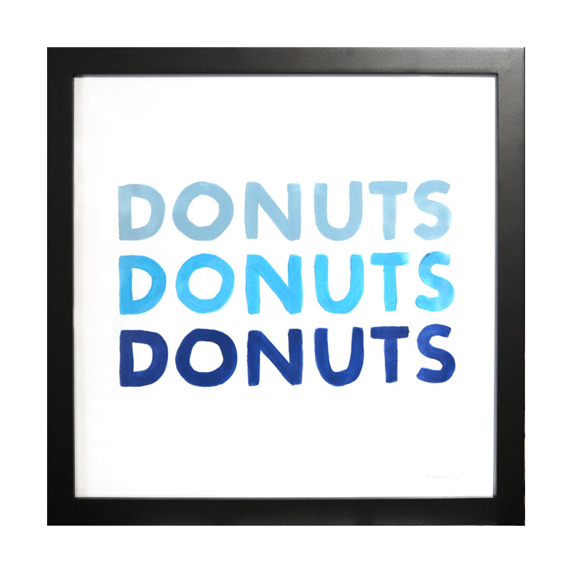 Donuts, Multicolor Blue