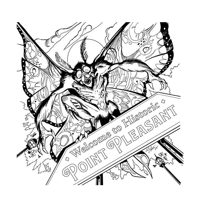 Cryptid Creatures Coloring Book