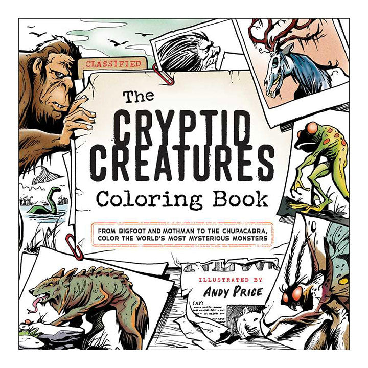 Cryptid Creatures Coloring Book