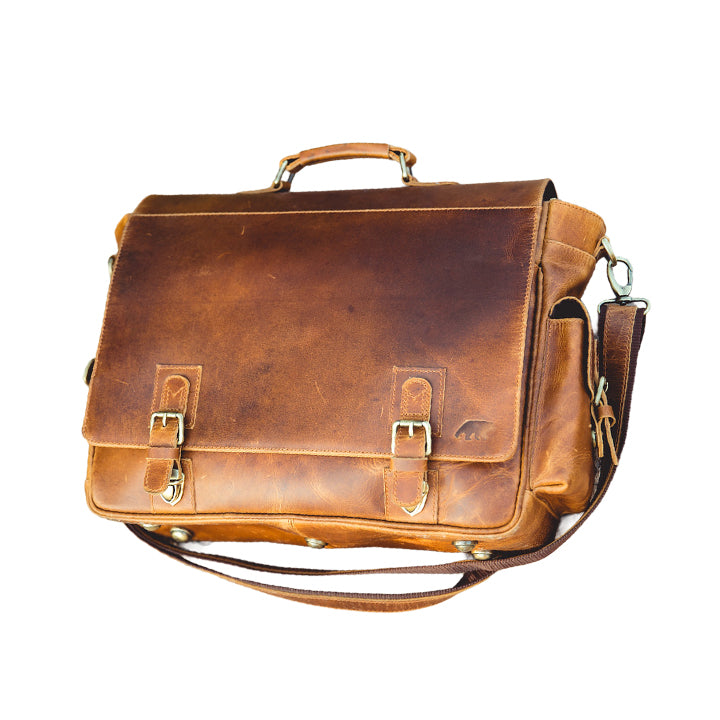 Sitka Leather Messenger Bag