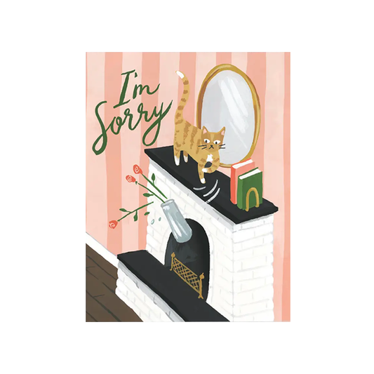 Sorry Cat Greeting Card