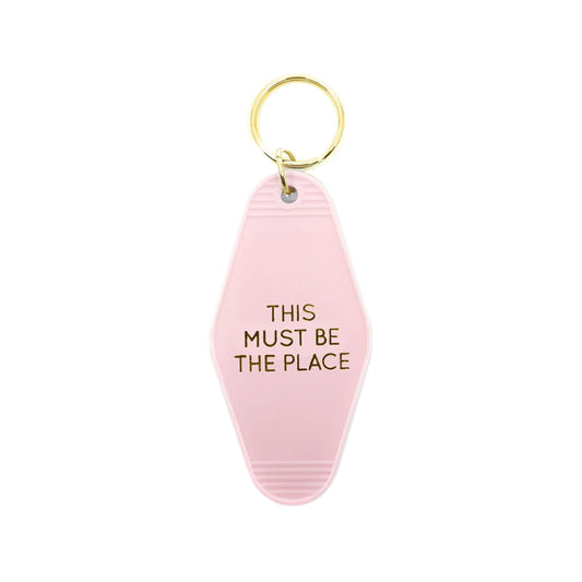 This Must Be the Place - Pink - Key tag