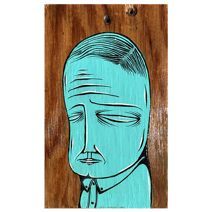 Face 3154 in Turquoise